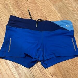 Nike Two-Tone Blue Running Shorts